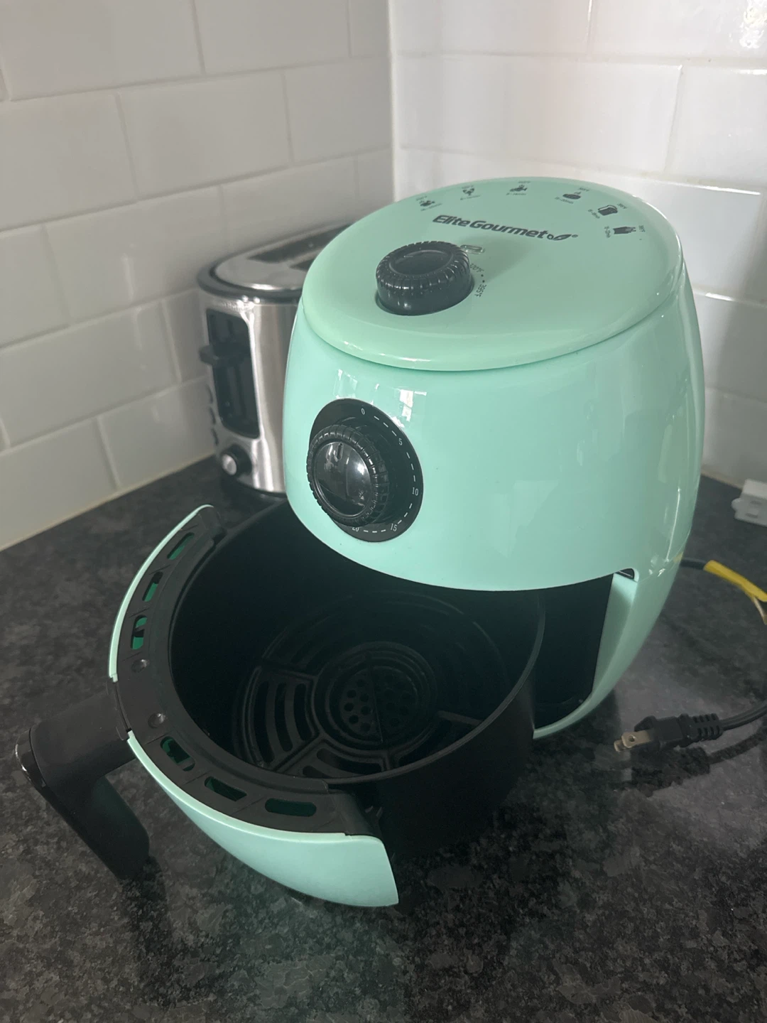 Elite Gourmet Air Fryer - Mint Green - photo 2