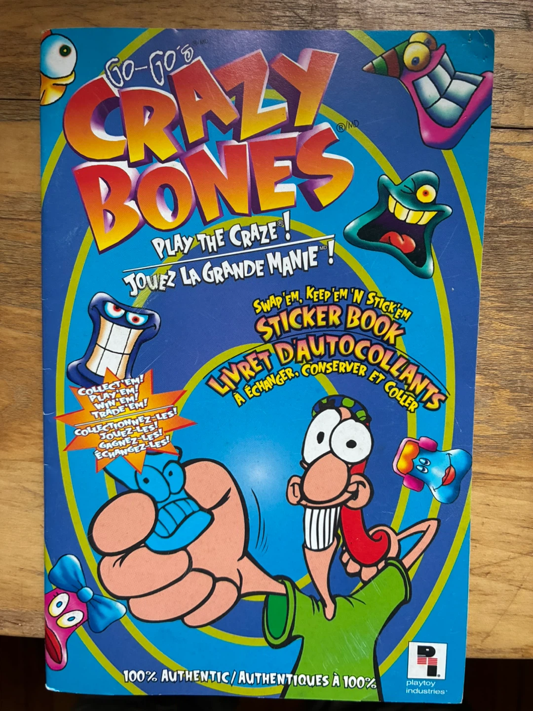Vintage Go-Go’s Crazy Bones Official Handbooks / Sticker Books - photo 3