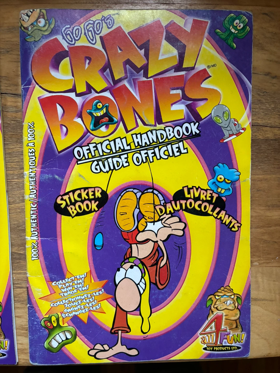 Vintage Go-Go’s Crazy Bones Official Handbooks / Sticker Books - photo 4