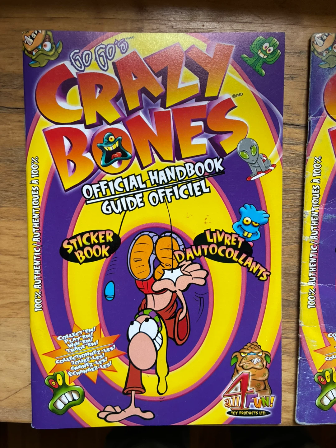 Vintage Go-Go’s Crazy Bones Official Handbooks / Sticker Books - photo 5