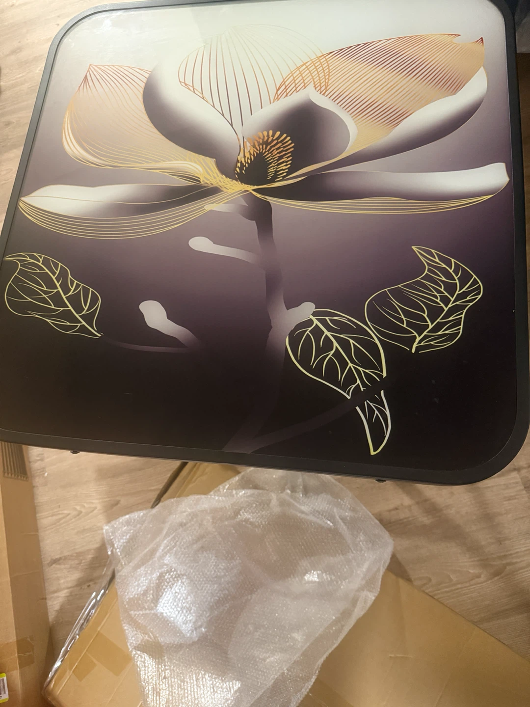 Floral pattern folding table - photo 3