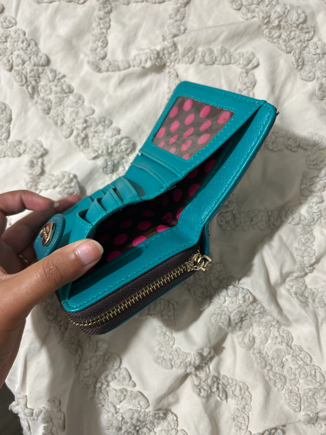 Nicole Lee Teal Accordion Wallet - photo 2
