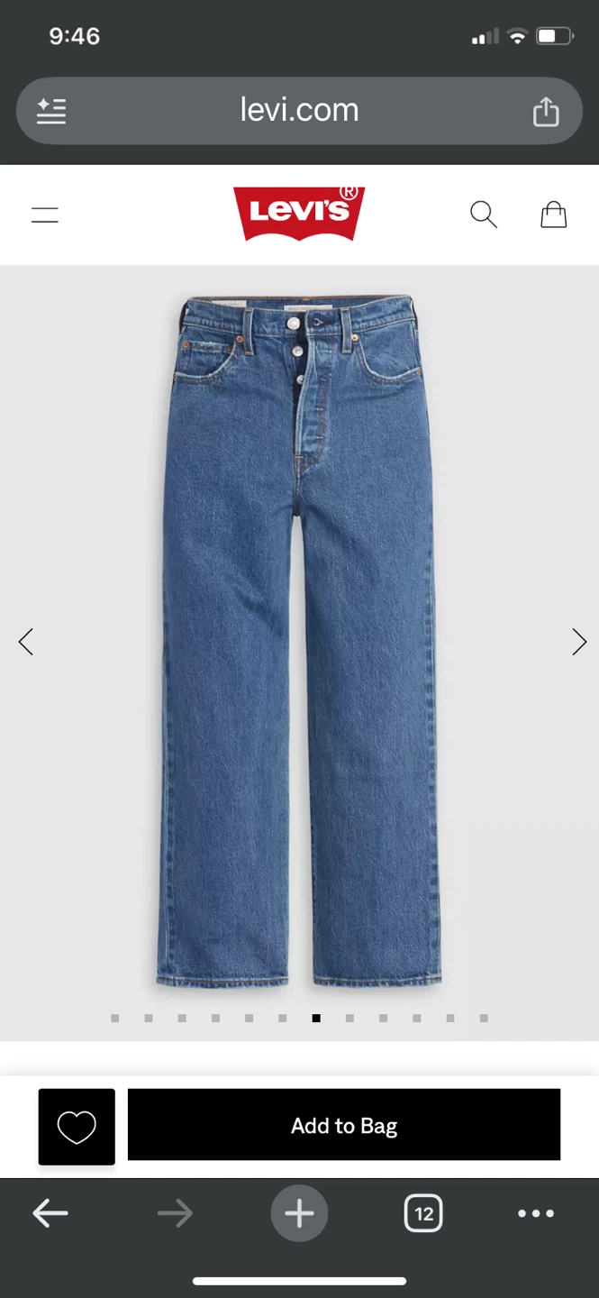 Levi’s Ribcage Womens W27 L27