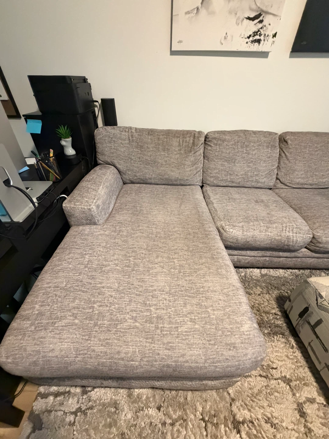 L shaped sectional with chaise - photo 5
