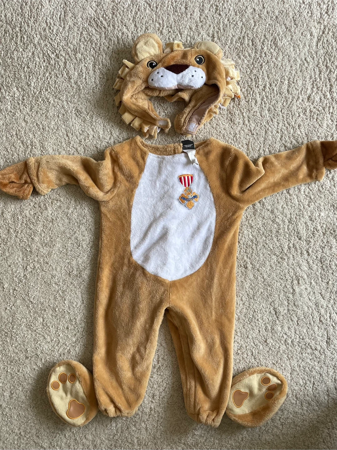 Infant Costume 12-24 Months Wizard of Oz Cowardly Lion - photo 2