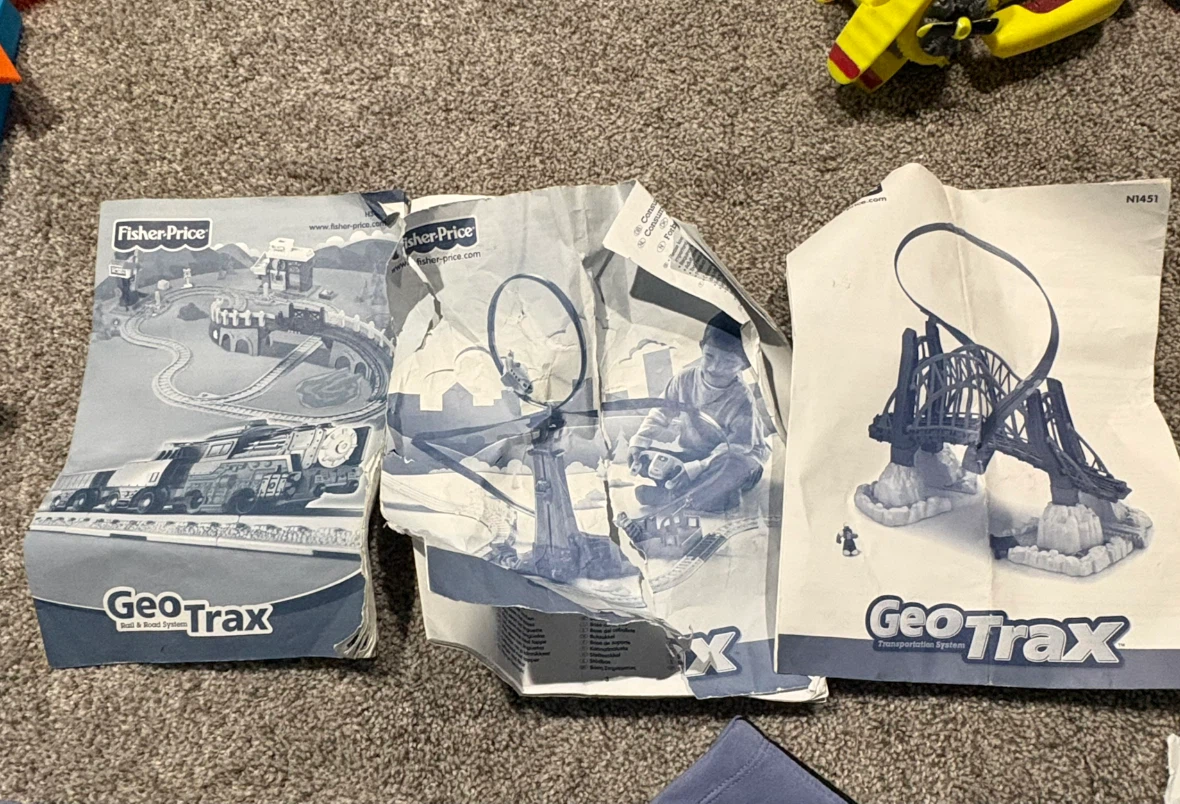 Fisher-Price GeoTrax Rail & Road System Bundle