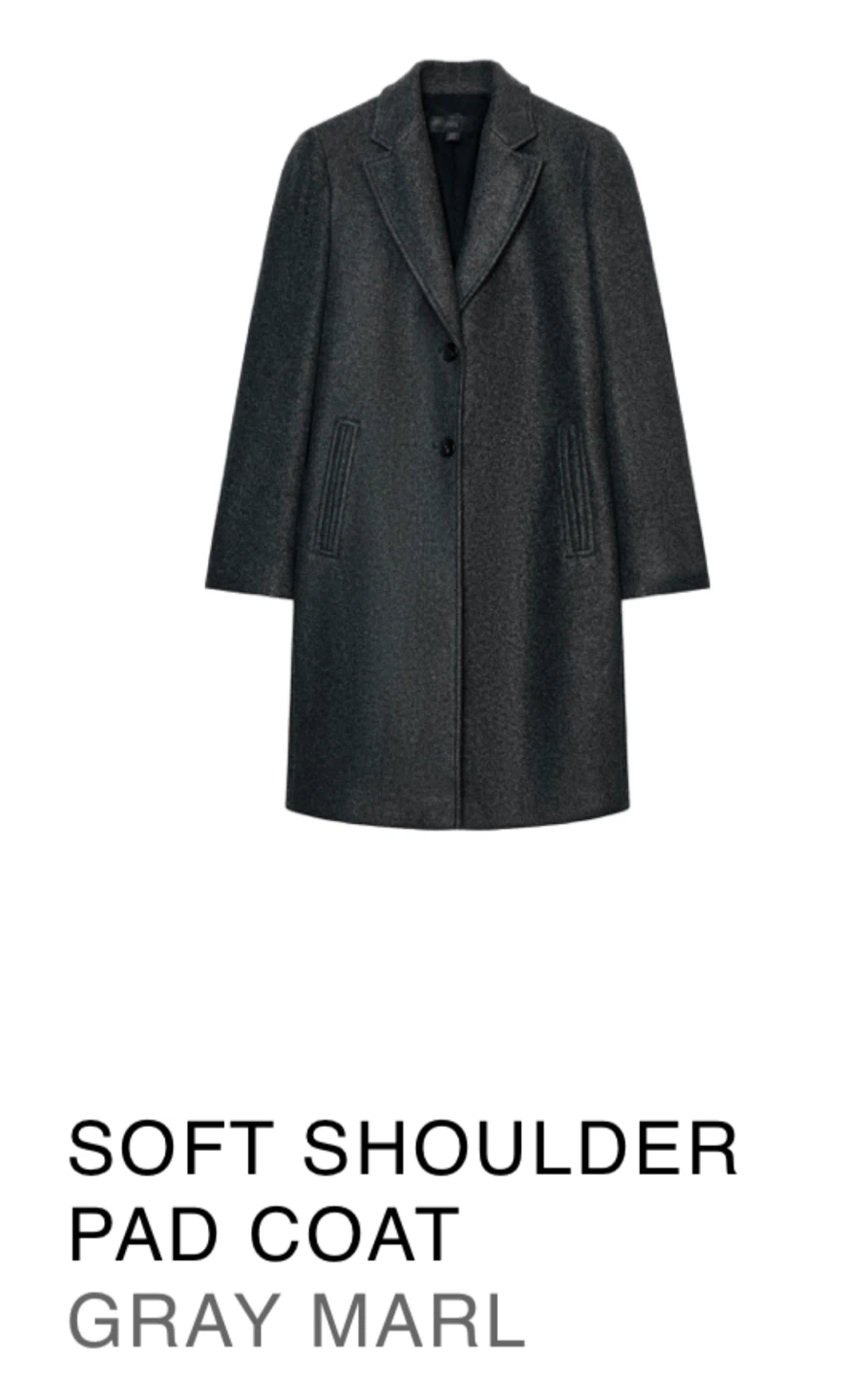 Brand New Zara Soft Shoulder Pad Coat - photo 3