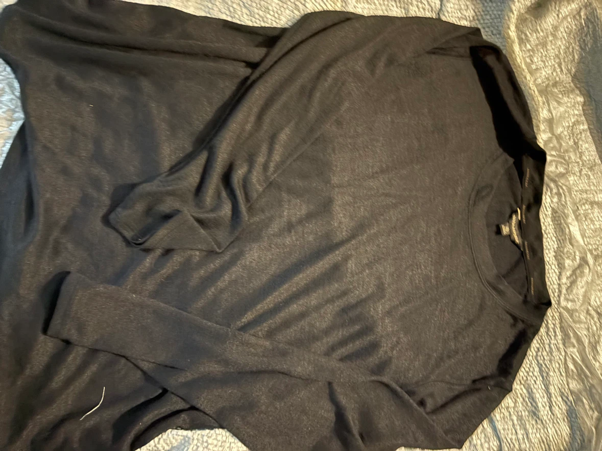 NWOT Banana Republic Black Long Sleeve Sweater XL