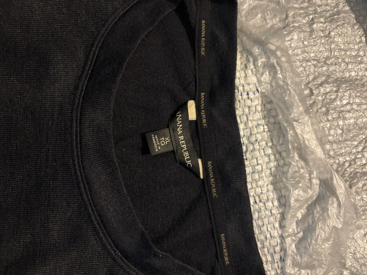 NWOT Banana Republic Black Long Sleeve Sweater XL - photo 2