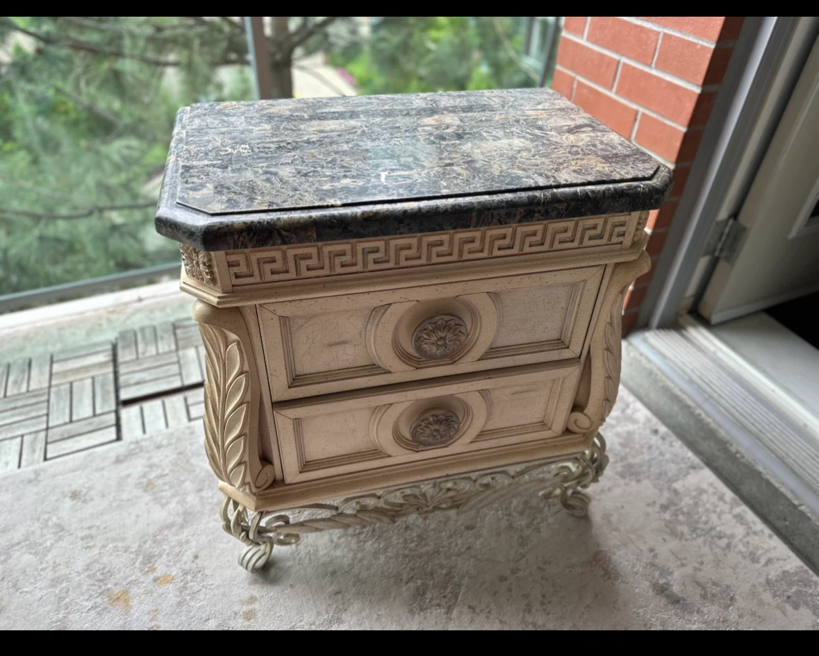 Nightstand with Marble Top - photo 4