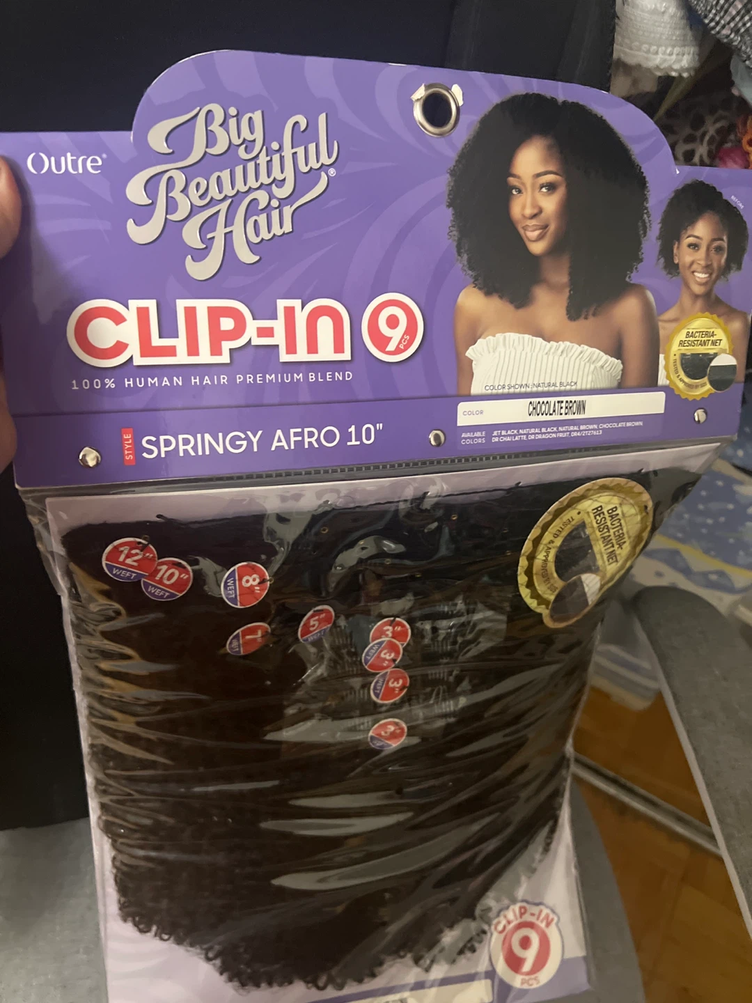 Outre Big Beautiful Hair Springy Afro 10 inch Clip-ins - photo 2