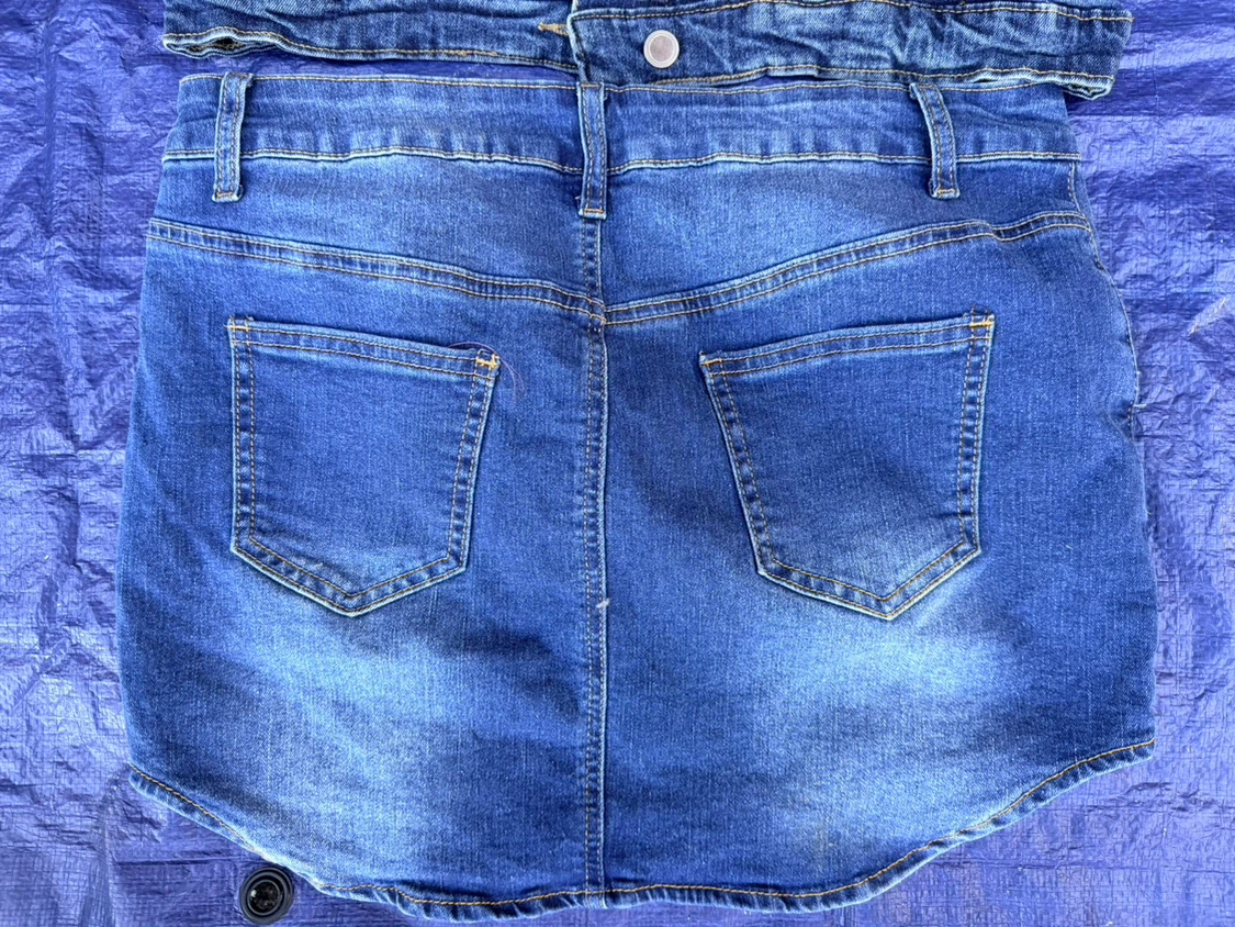 SHEIN Curve Denim Skirt - photo 2
