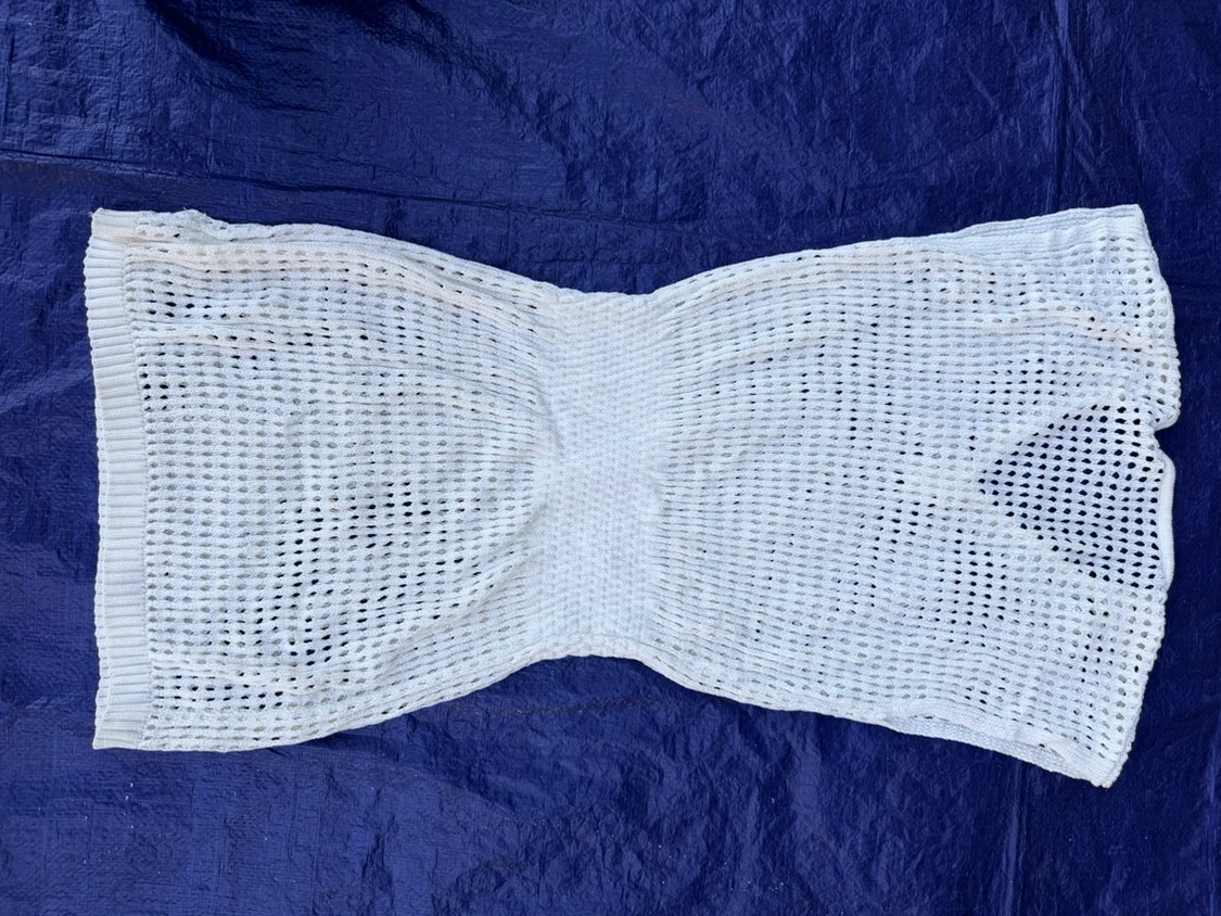 White Knit Cover-up - photo 2