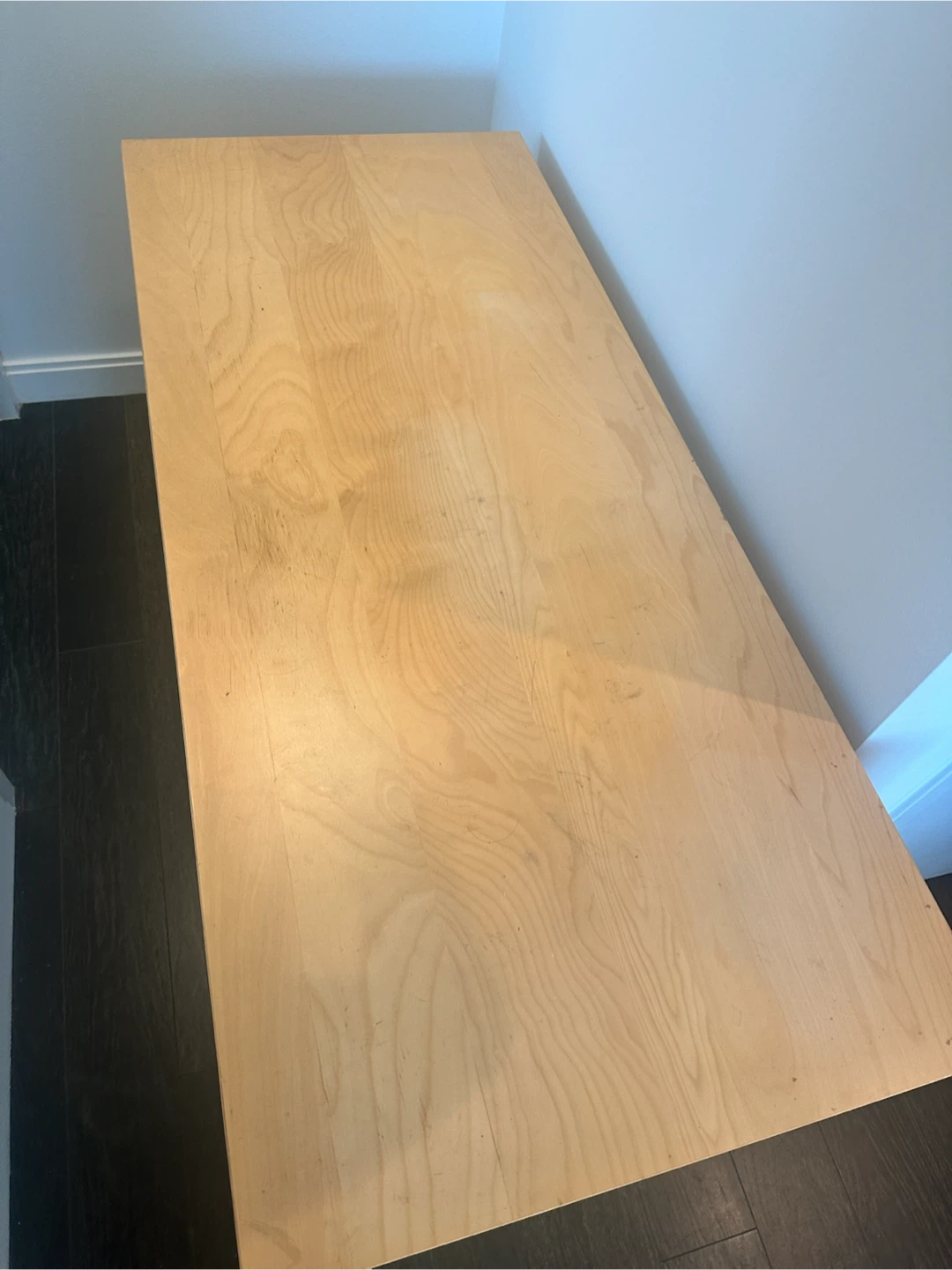 Light Wood Sturdy Minimalist Desk