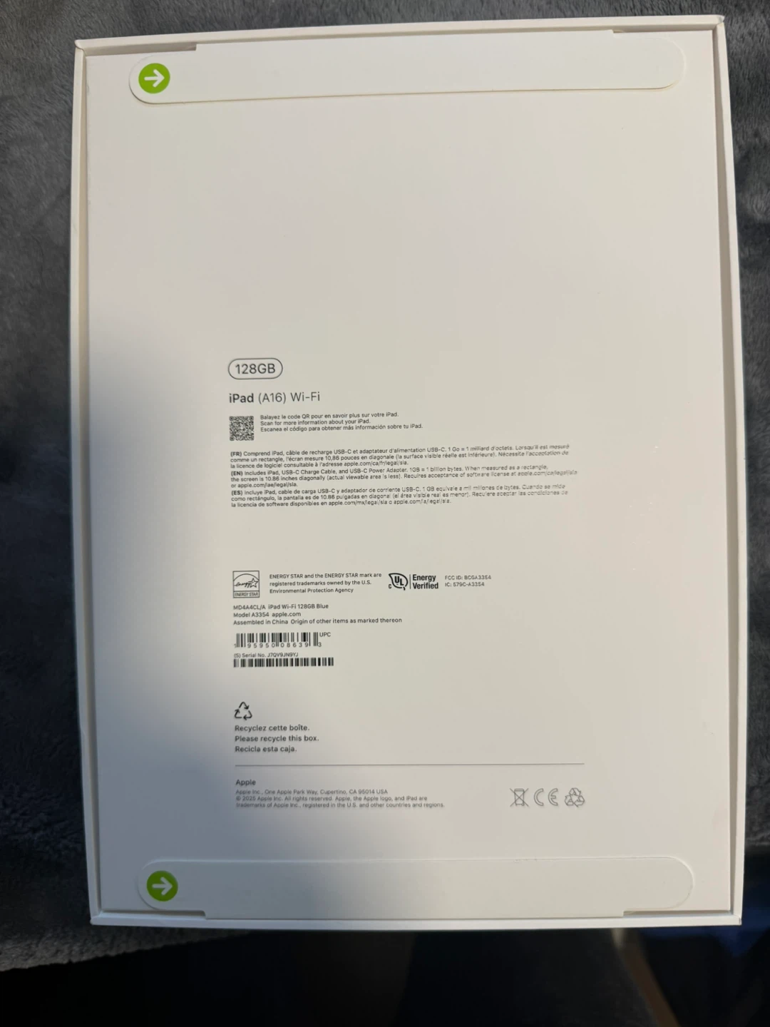 Apple iPad 11th Generation 128GB Blue - photo 2