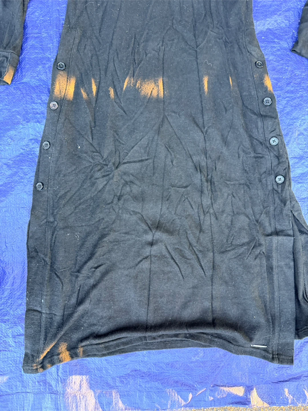 La Vie en Rose Black Hooded Dress Size XS - photo 4