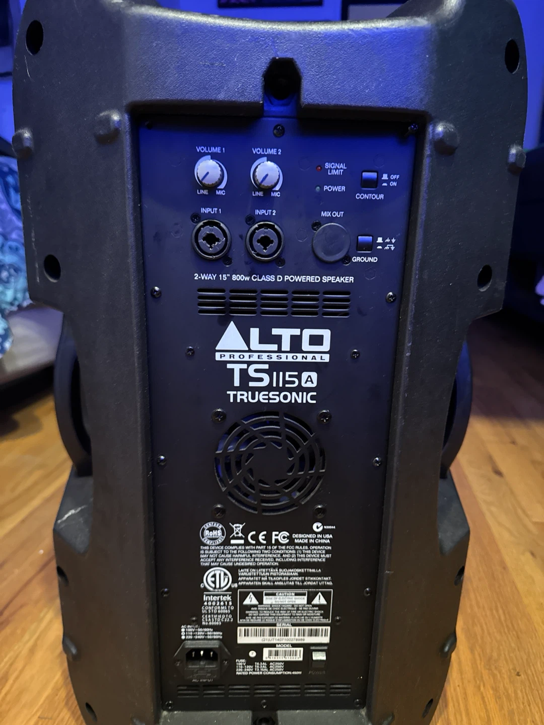 Alto Professional TS115A Truesonic Powered Speaker - photo 2