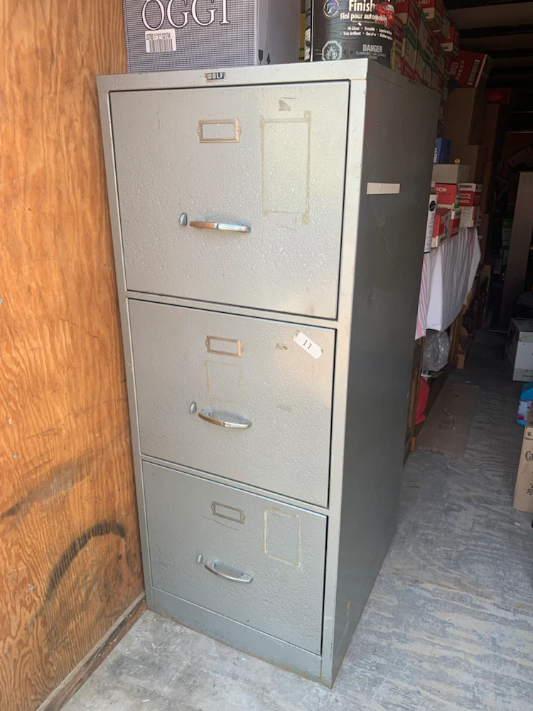 Wolf 3-Drawer Metal Filing Cabinet