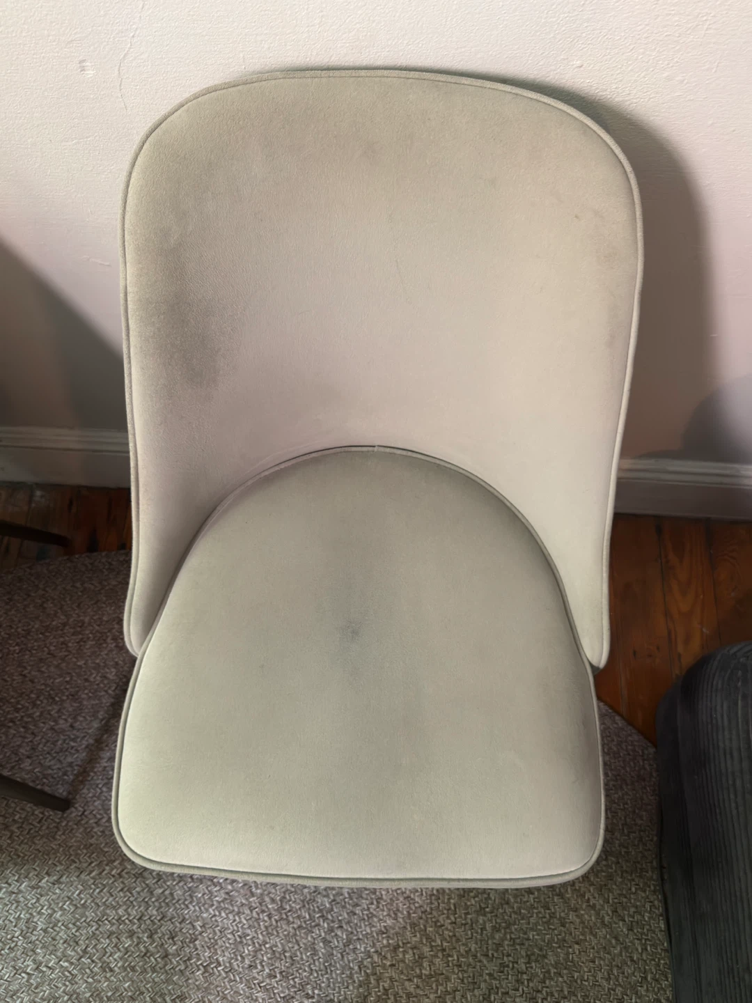 West Elm Swivel Office Chairs and two Lucite side tables - photo 4