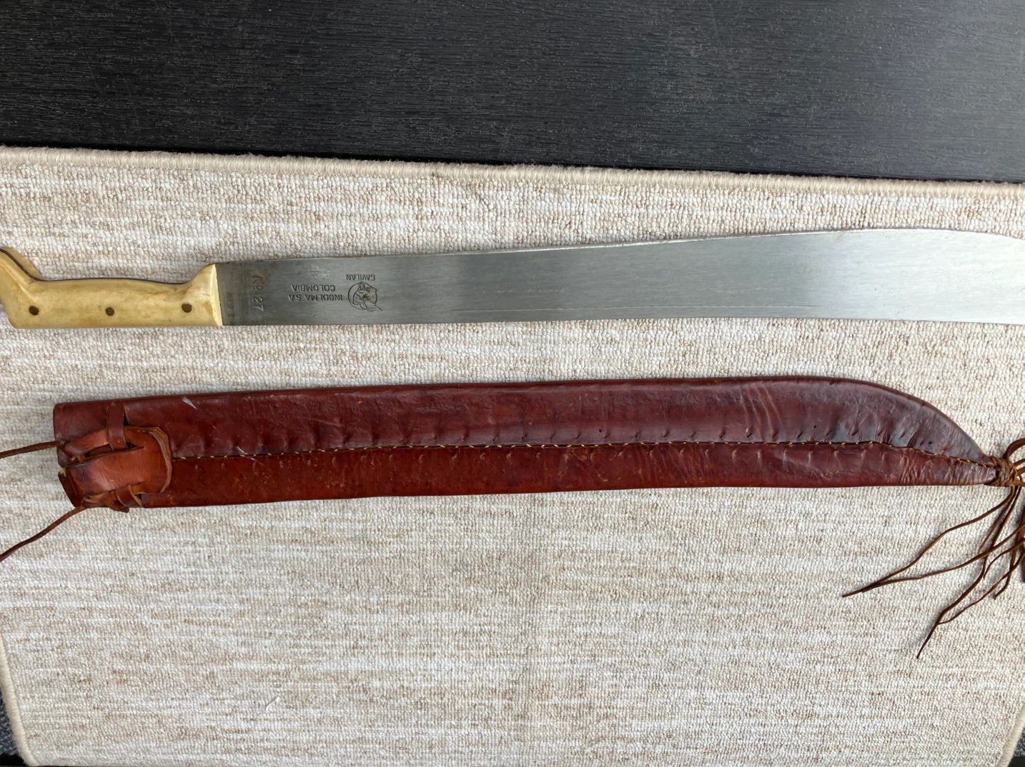 Ingolma S.A. Gavilan No. 27 Machete with Leather Sheath - photo 3
