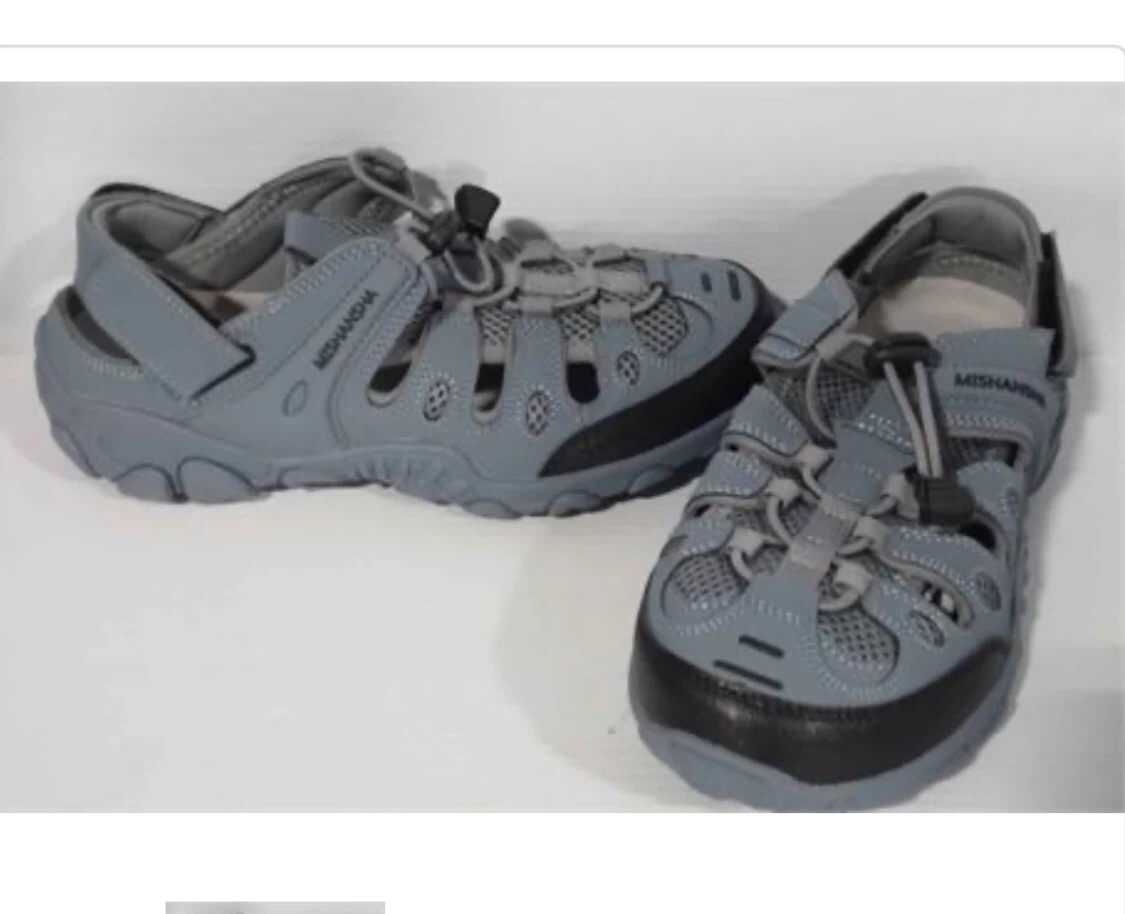 Outdoor Hiking Sandals sz 6.5 blue grey