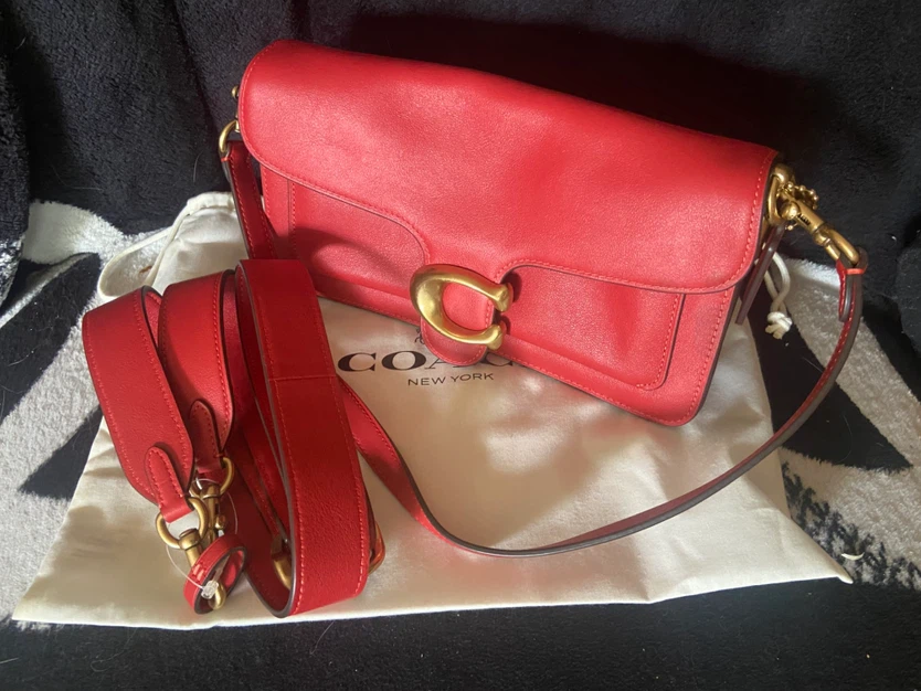 Coach Tabby Shoulder Bag in Red