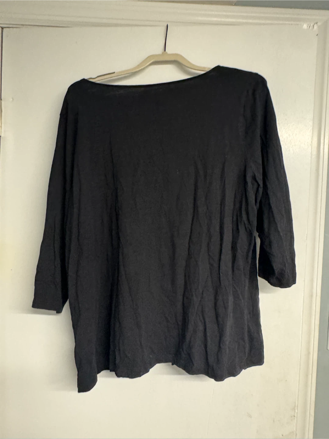 St. John's Bay Rhinestone Embellished Black Top - photo 5