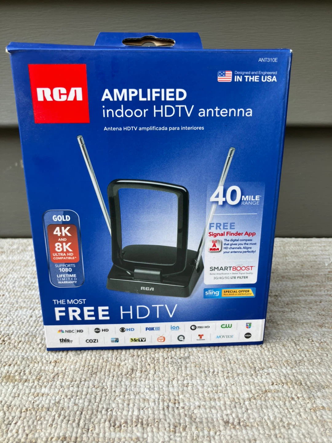 RCA Amplified Indoor HDTV Antenna ANT310E