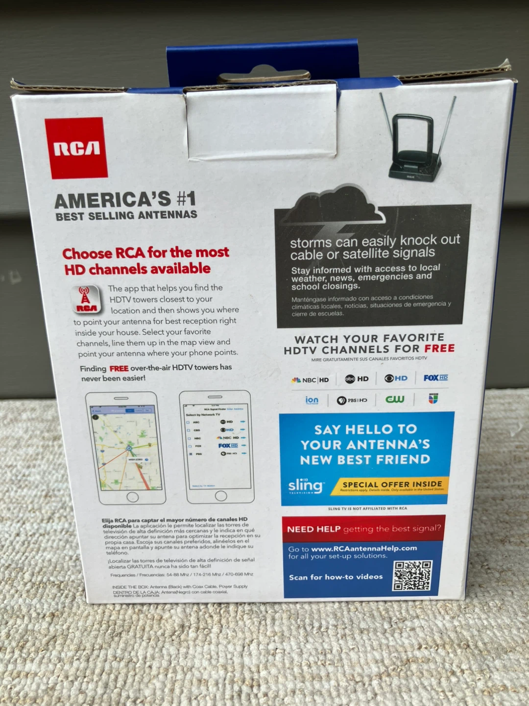 RCA Amplified Indoor HDTV Antenna ANT310E - photo 3