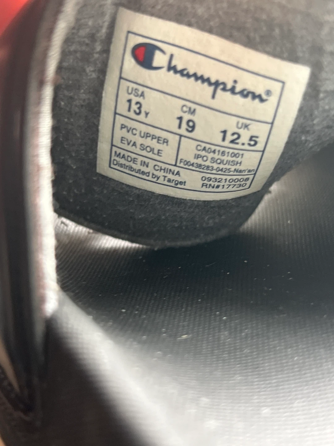 Champion Kids Slides Black Size 13 - photo 4