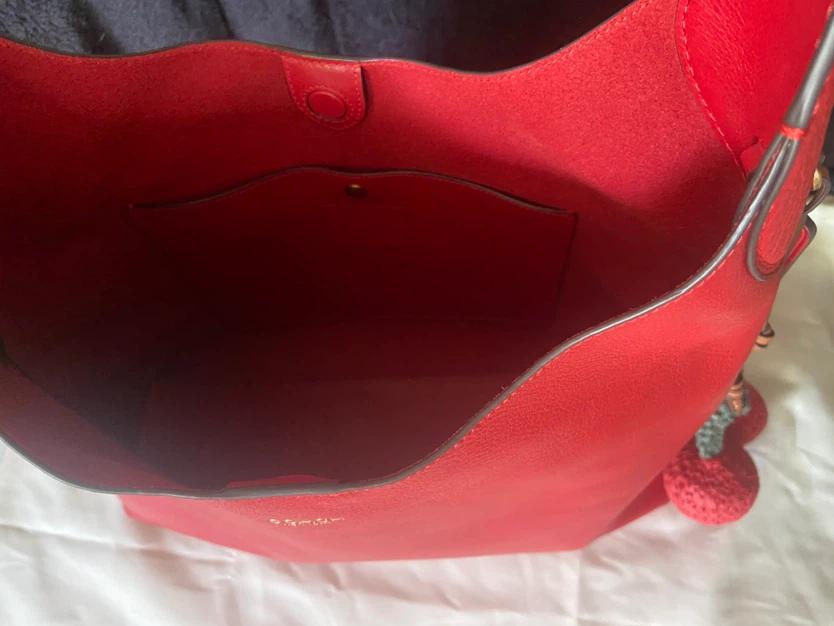Coach Red Leather Hobo Bag - photo 2