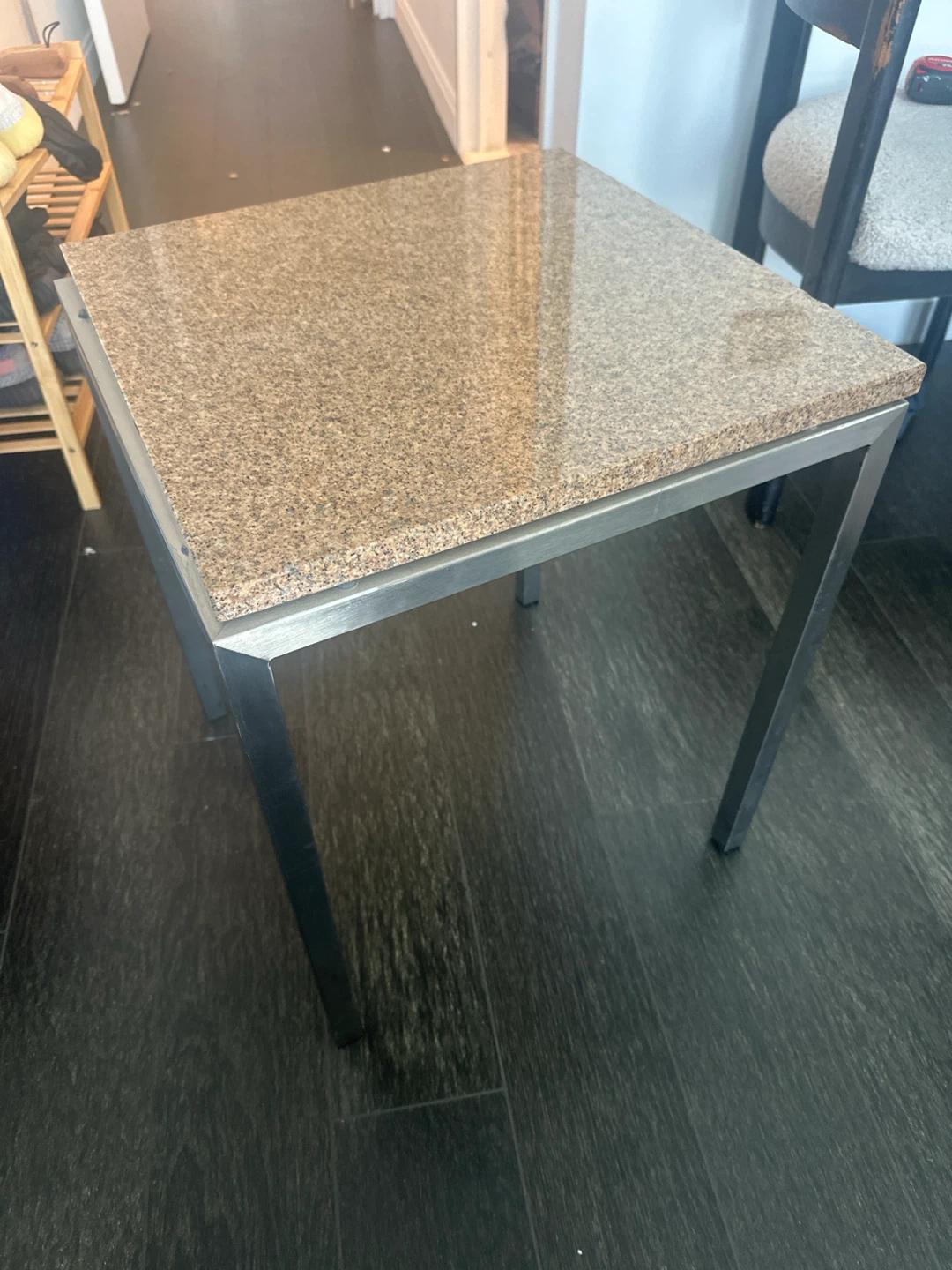 Granite Top Side Table - photo 2