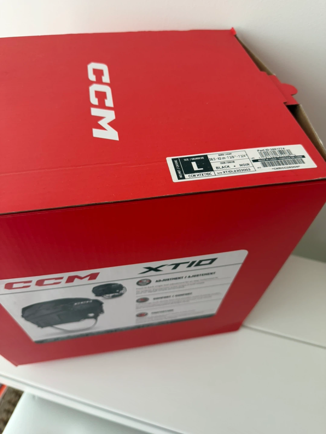 CCM XT10 Hockey Helmet with Cage - Large - photo 3