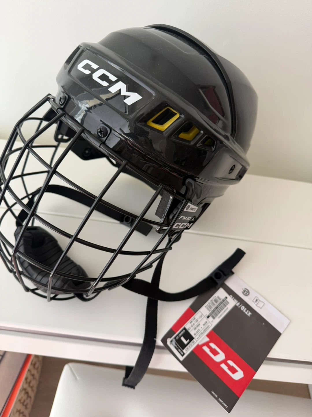 CCM XT10 Hockey Helmet with Cage - Large