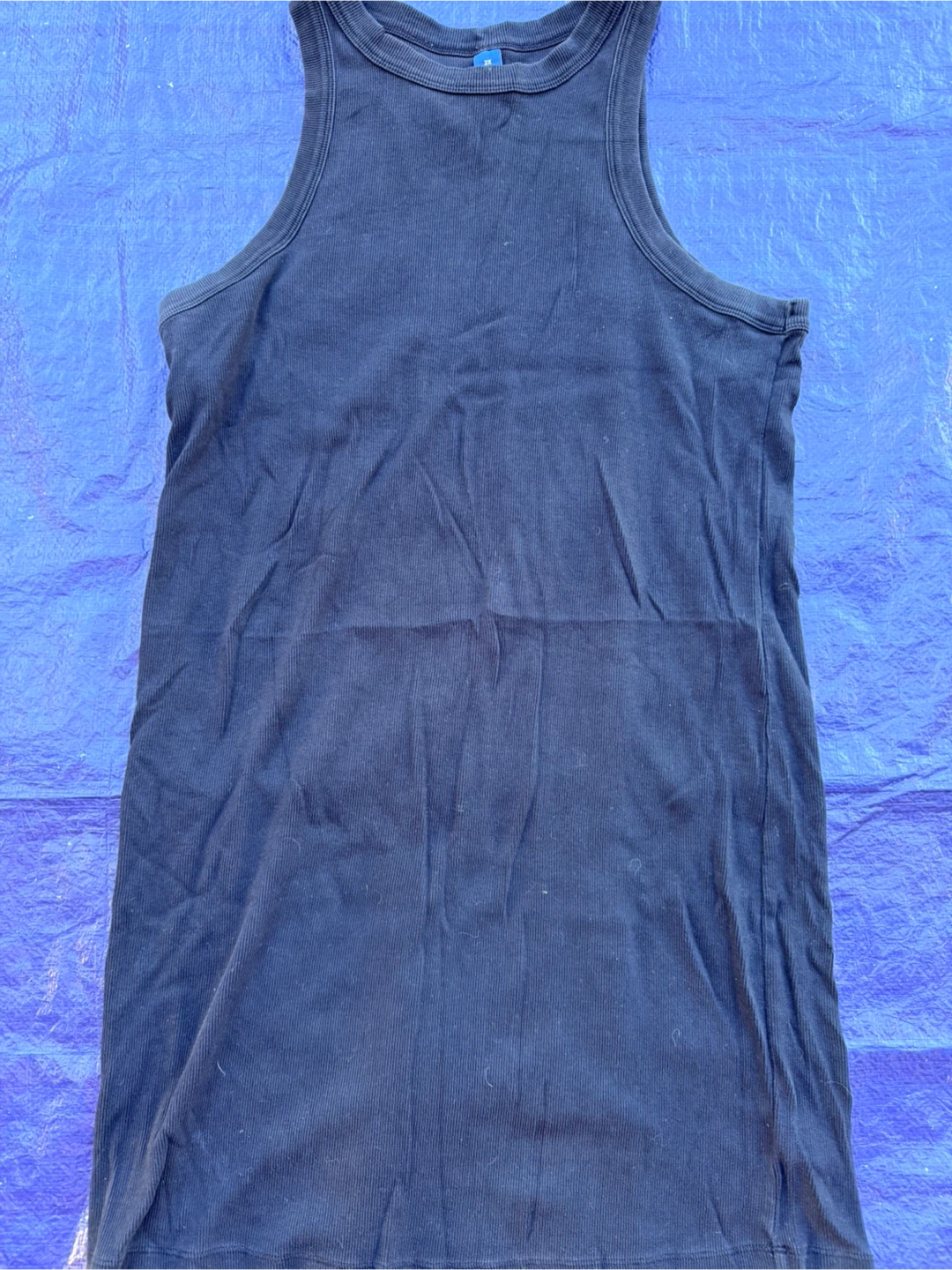 Black Ribbed Tank Top Size 2X - photo 2