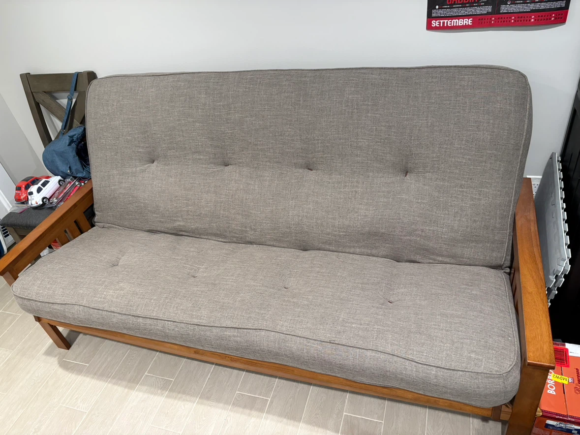 Wood Frame Futon Sofa