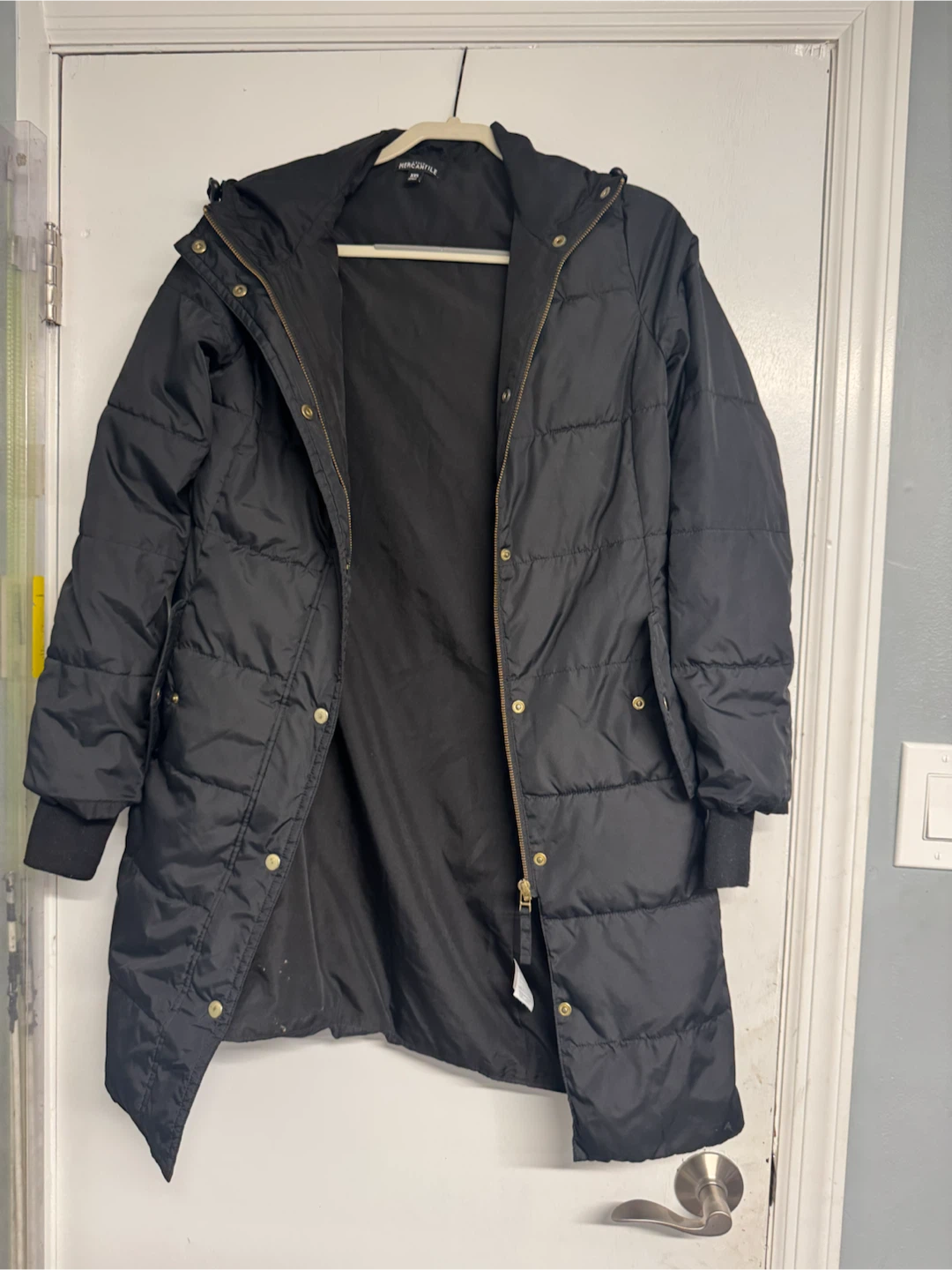 J.Crew Mercantile Black Puffer Jacket