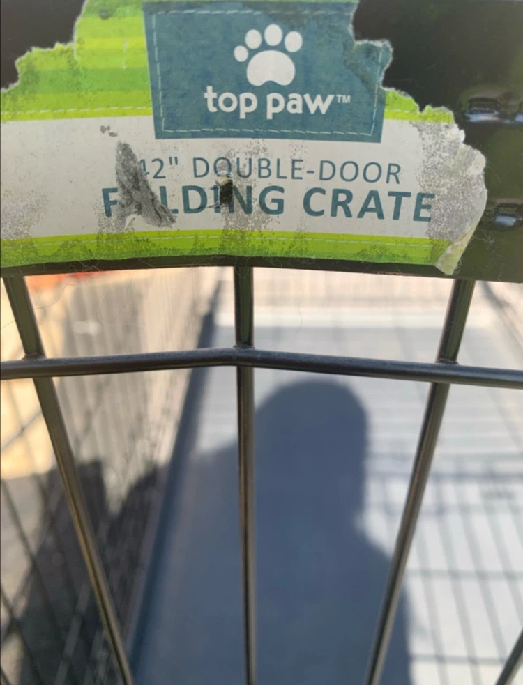 Top Paw 42-inch Double-Door Folding Dog Crate - photo 3