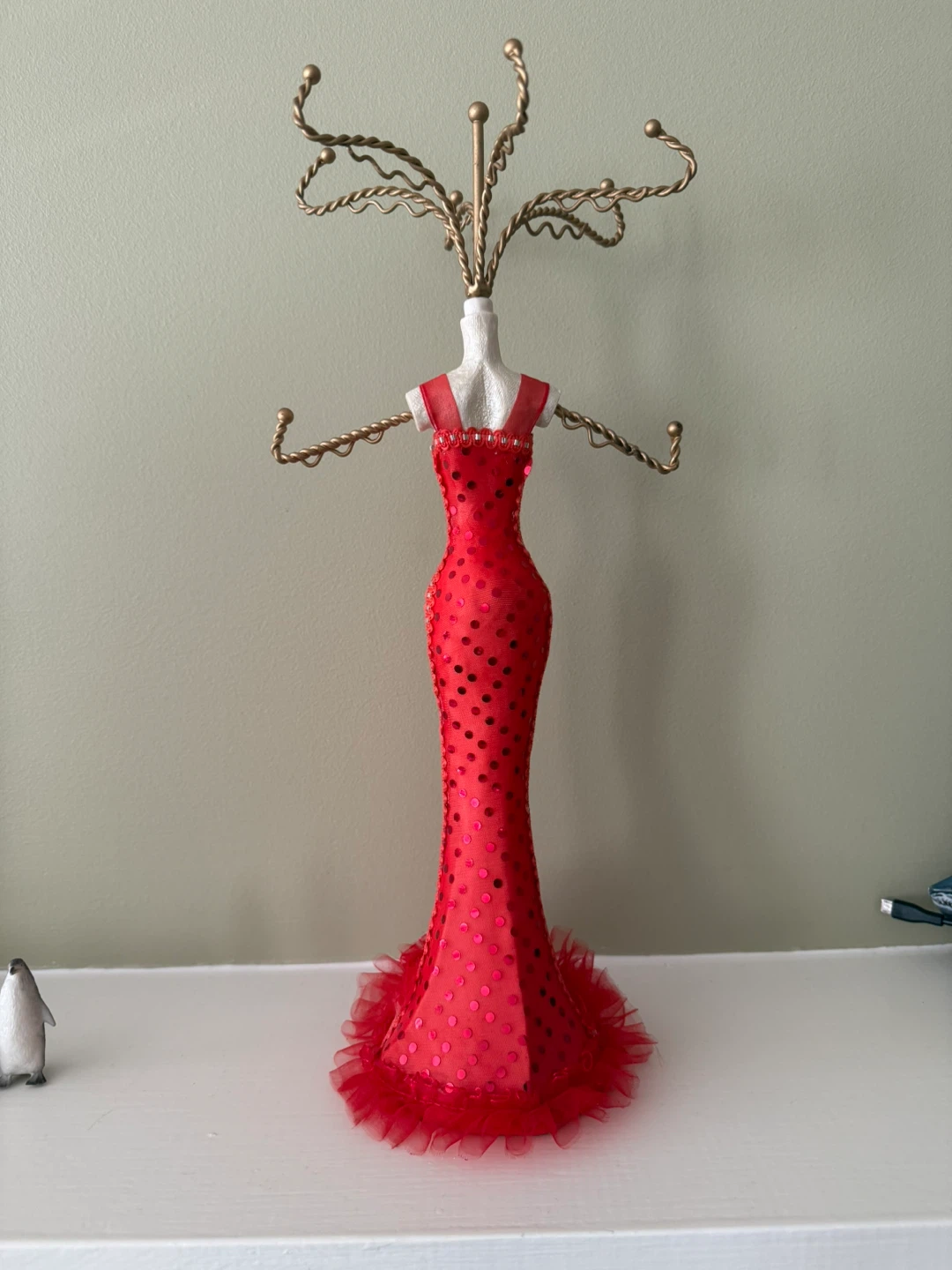 Red Mannequin Jewelry Holder - photo 4