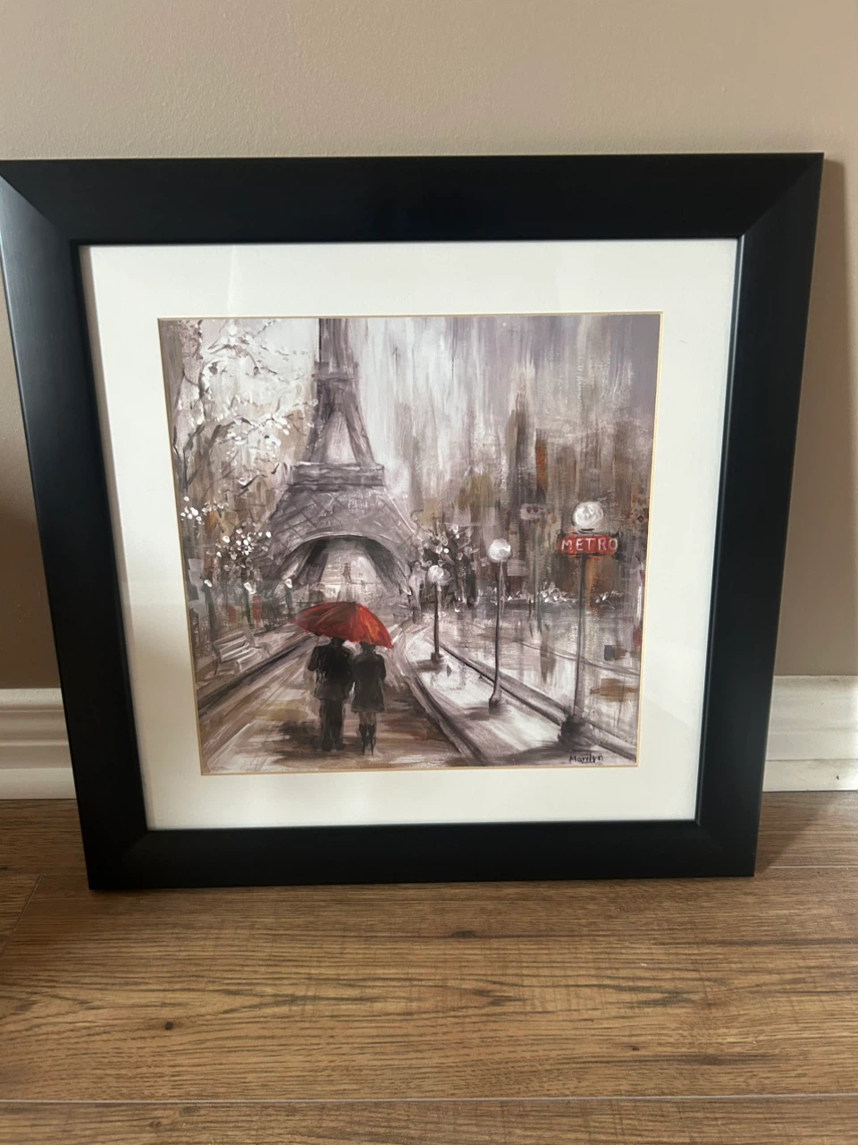 Parisian Themed Framed Wall Art