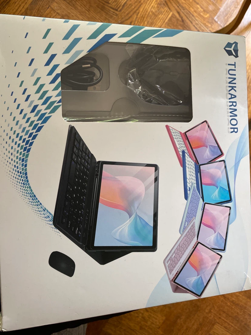 TUNKARMOR Tablet Keyboard Case and Mouse Set