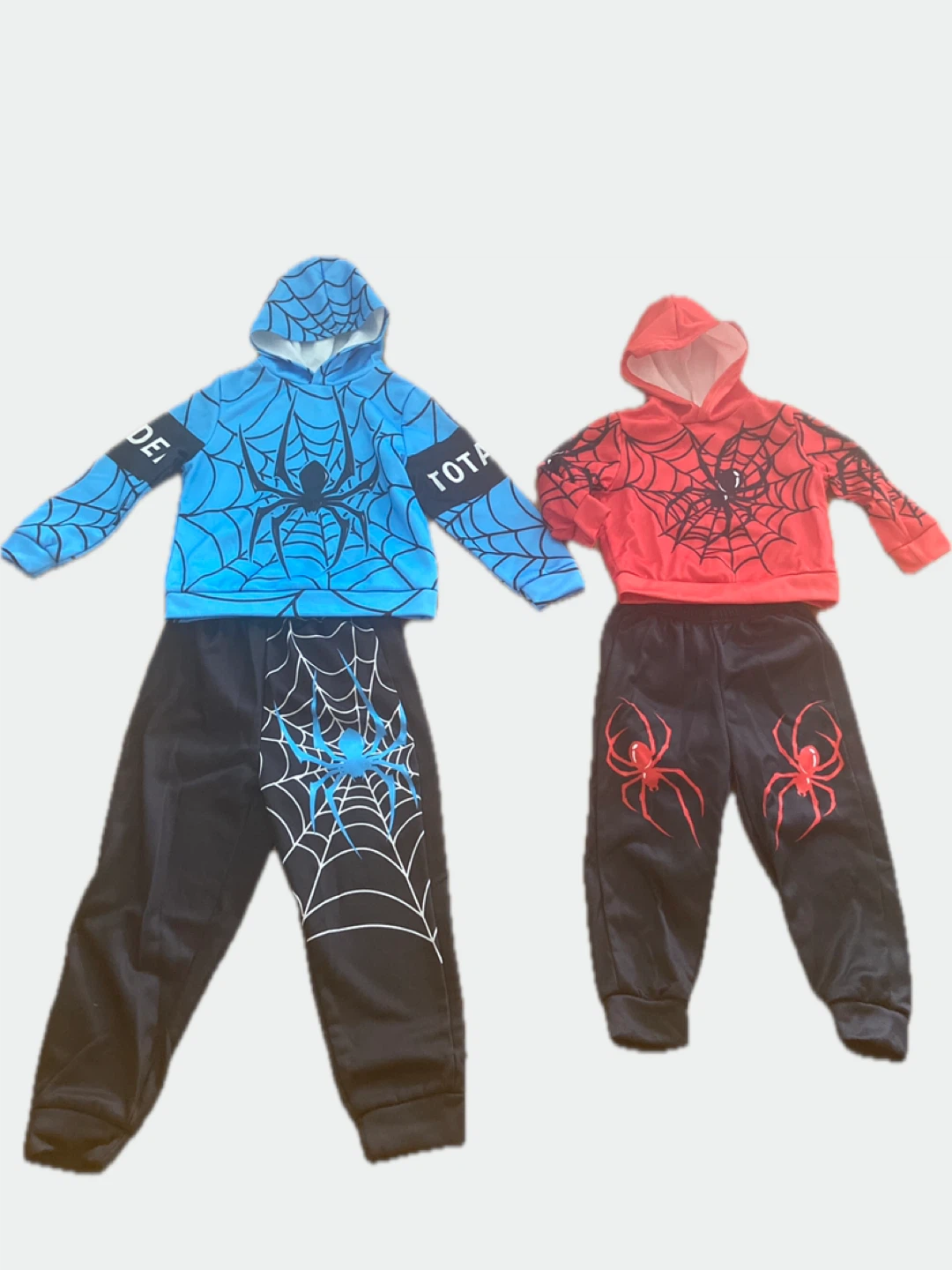 Two Spider-Man Themed Kids Tracksuits