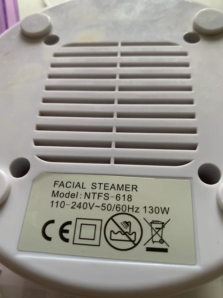 Facial Steamer Model NTFS-618 - photo 3