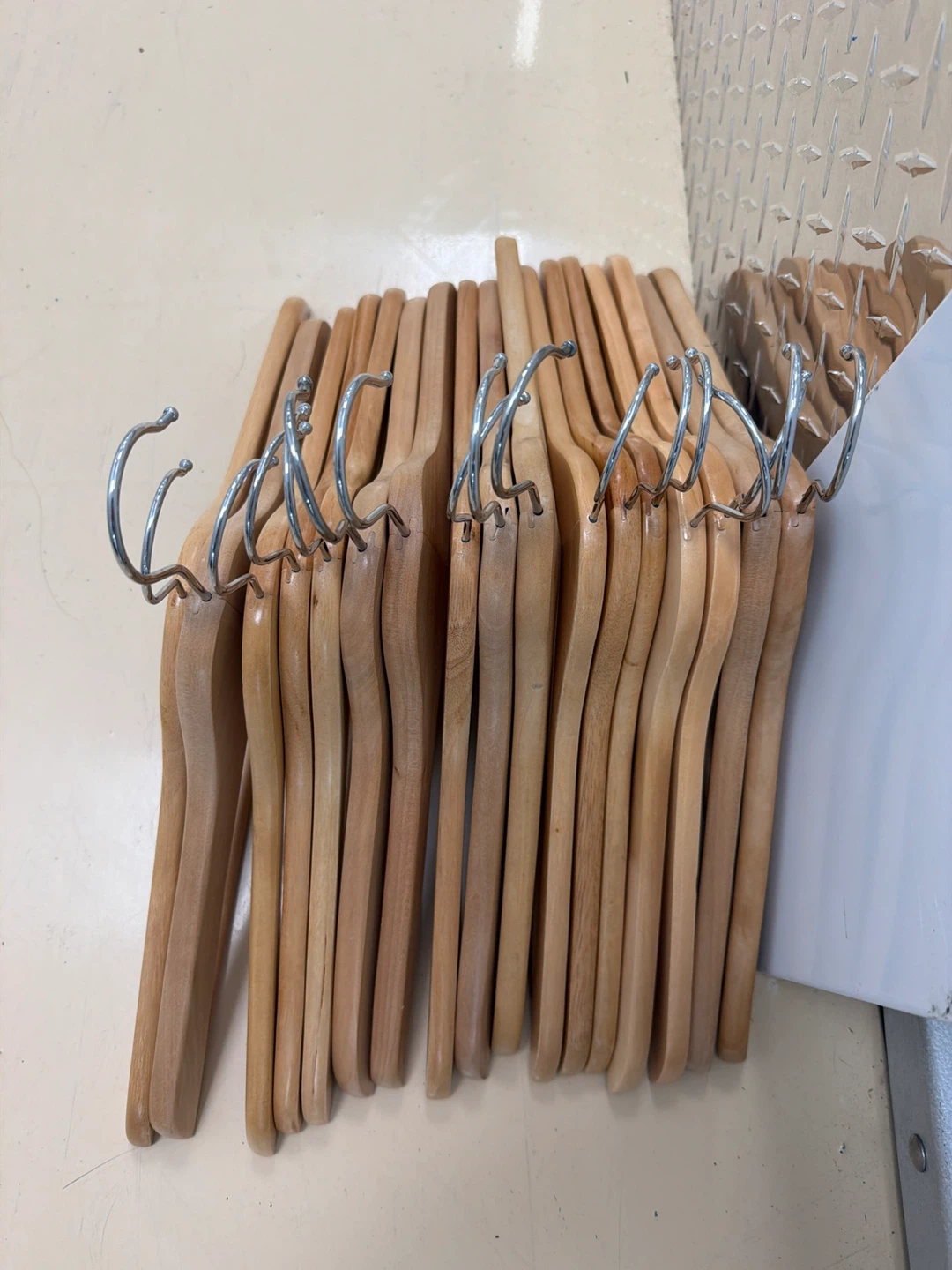 17 Wooden Clothing Hangers - photo 3