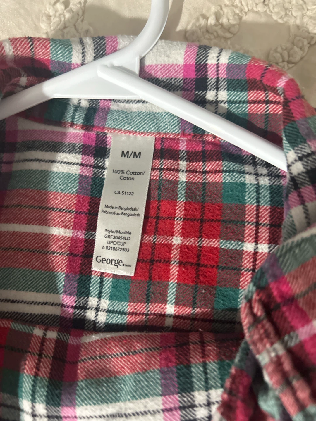 George Plaid Flannel Shirt - photo 2