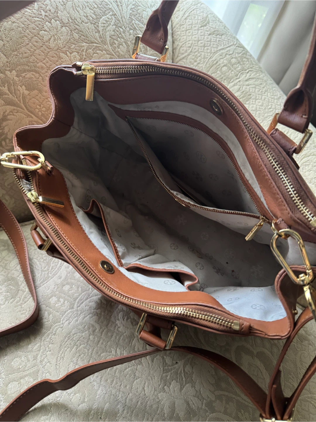 Tory Burch Brown Leather Tote - photo 3