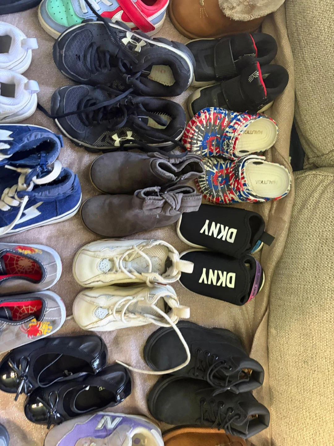 18 pair of shoes for toddlers. There are some for boys and - photo 5