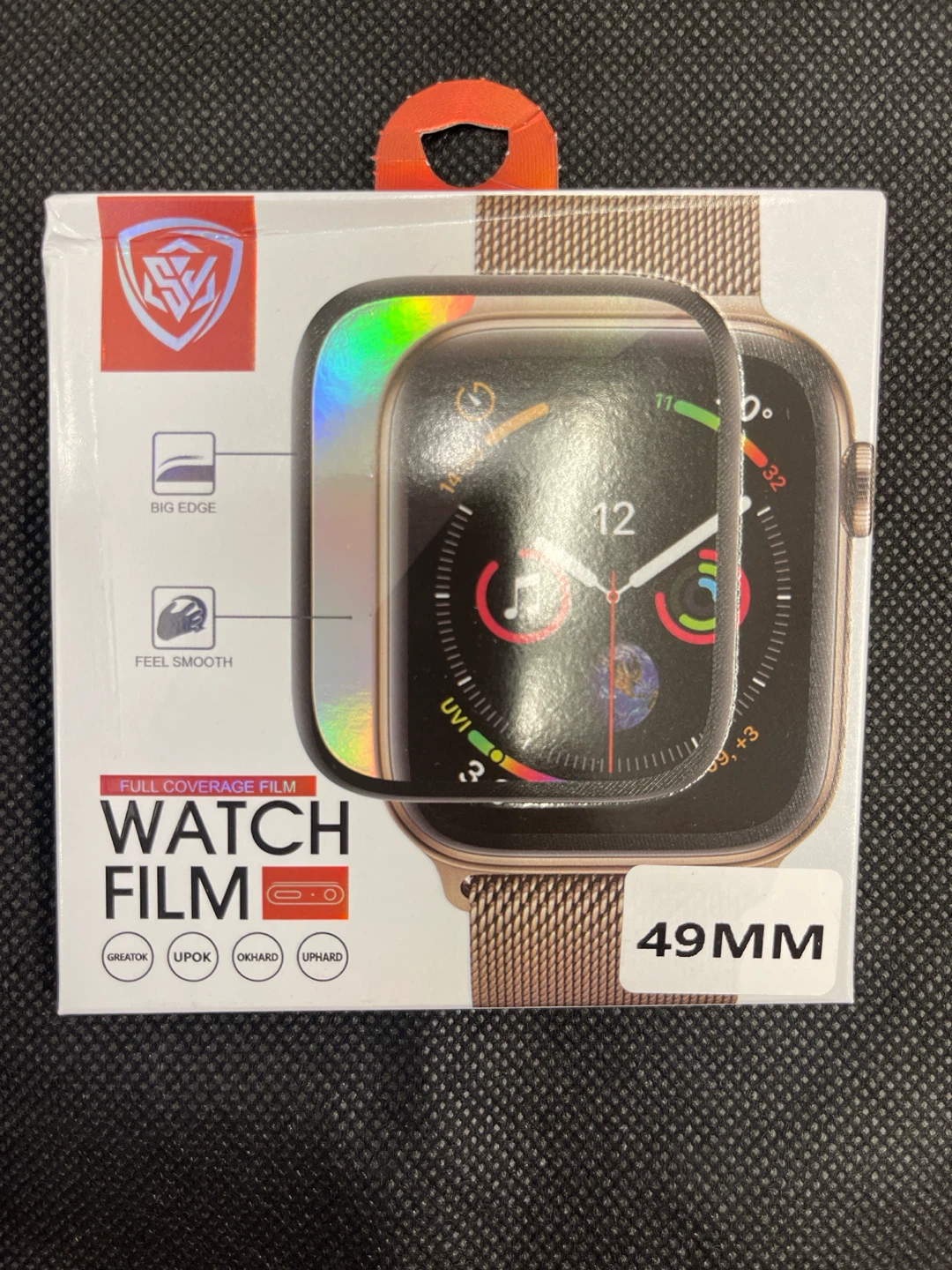49mm Full Coverage Tempered Glass Watch Screen Protector