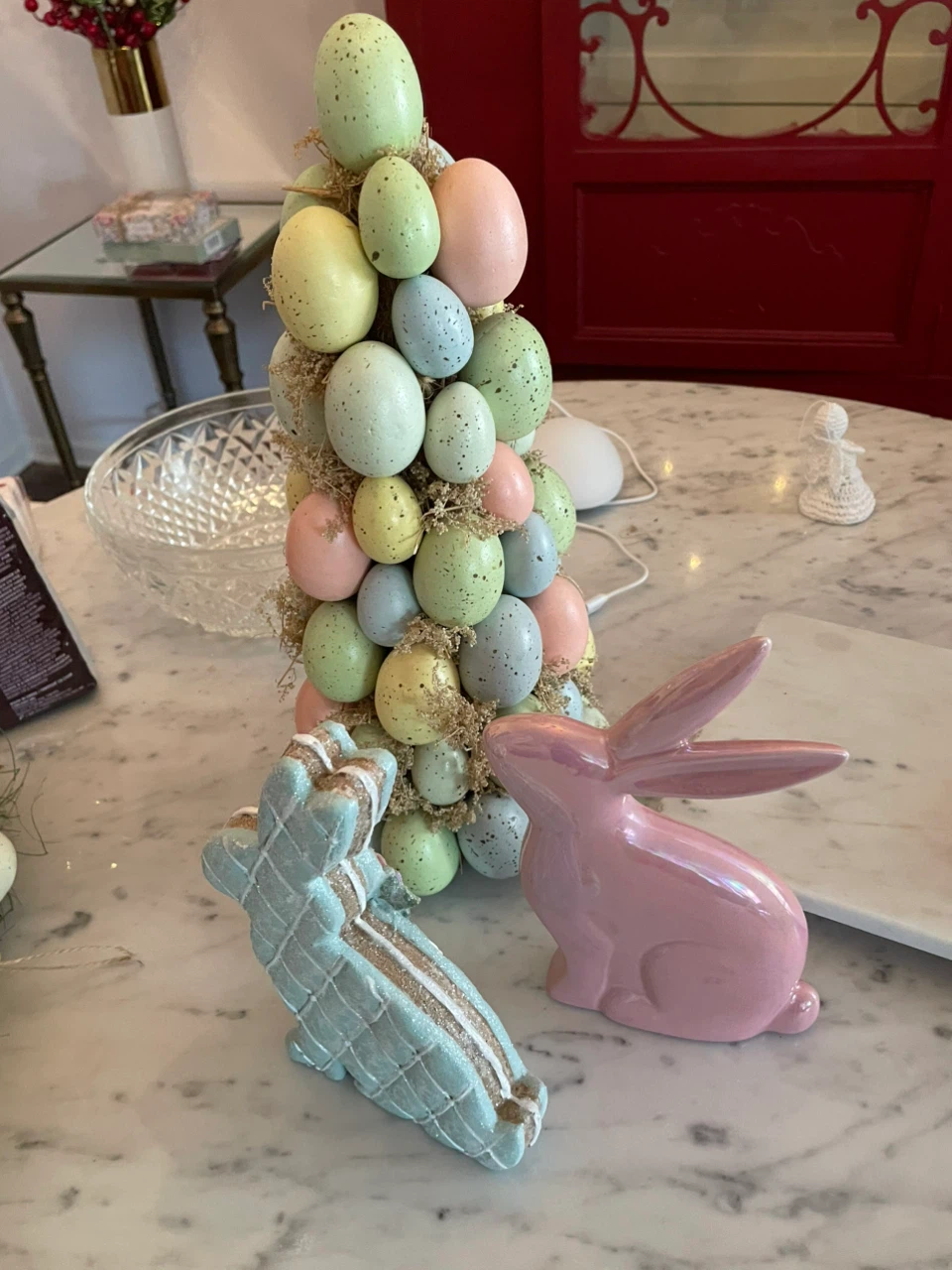Easter Bunny and Egg Tree Decor Set