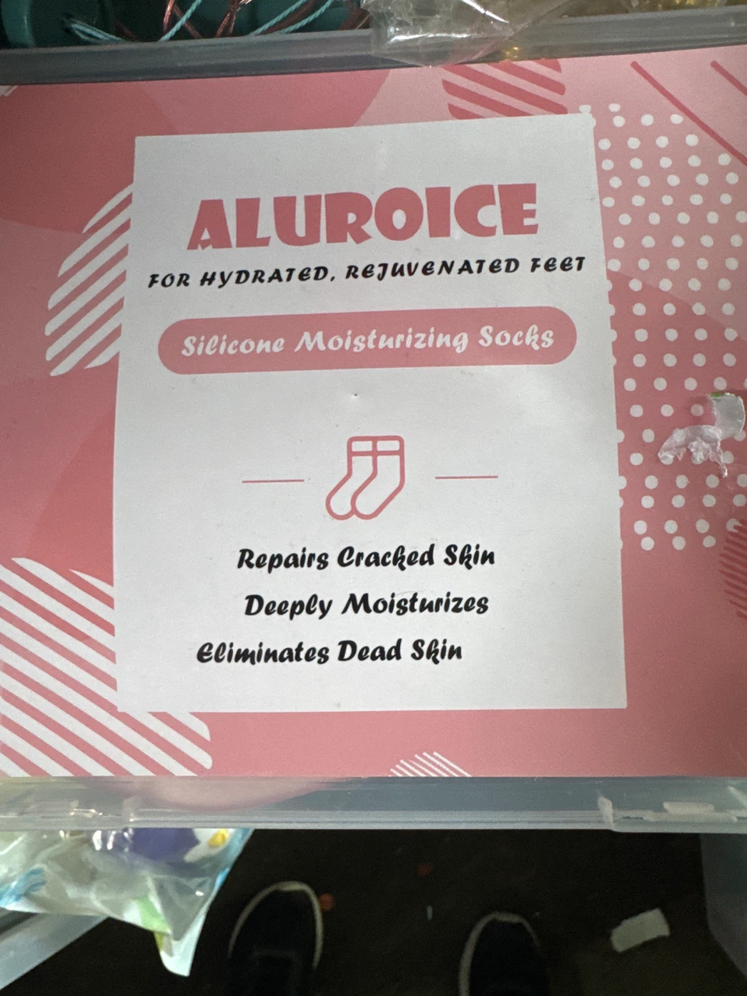 Aluroice Silicone Moisturizing Socks